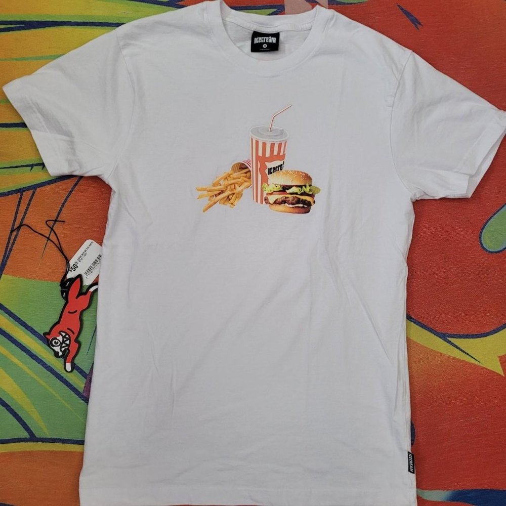 Billionaire Boys Club Ice Cream Super Size Burger Fast Food Tee Shirt